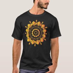 Unieke Gouden Mandala Ontwerp-95748 T-shirt