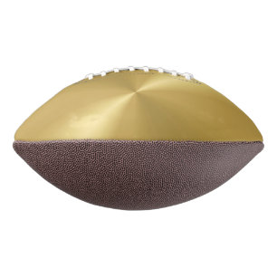 Unieke gouden metalen voetbal american football