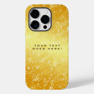 Unieke gouden zwarte achtergrond Case-Mate iPhone 14 pro hoesje