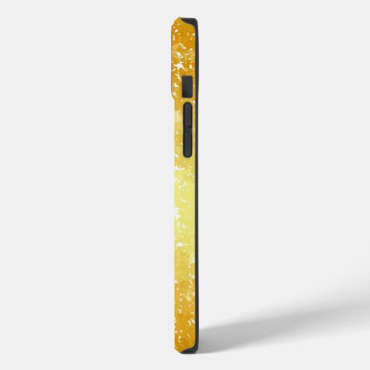 Unieke gouden zwarte achtergrond Case-Mate iPhone case (Achterkant / Links)