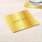 Unieke gouden zwarte achtergrond kartonnen onderzetters (Schuin)