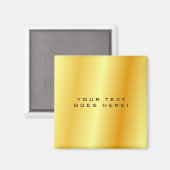 Unieke gouden zwarte achtergrond magneet (Voorkant / Achterkant)