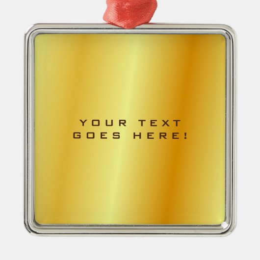 Unieke gouden zwarte achtergrond metalen ornament (Voorkant)