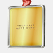 Unieke gouden zwarte achtergrond metalen ornament (Links)