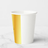 Unieke gouden zwarte achtergrond papieren bekers (Links)