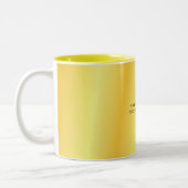 Unieke gouden zwarte achtergrond tweekleurige koffiemok (Links)