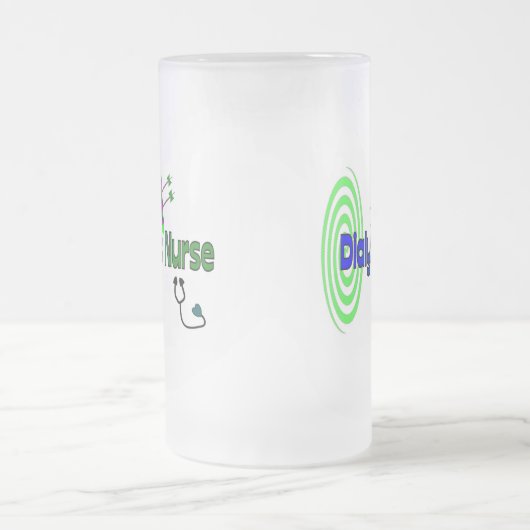 Unieke grafische kaarten van "Dialyse-verpleegkund Matglas Bierpul (Center)