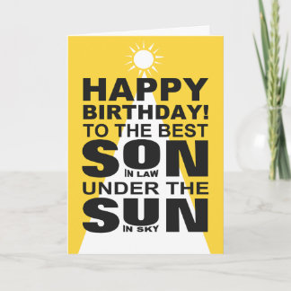 Unieke grappige Gefeliciteerd verjaardag schoonzoo Kaart