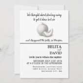 Unieke, grappige huwelijksuitnodiging kaart (Voorkant)