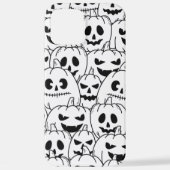 Unieke Grappige Pompoenen Gezichten Schets Hallowe iPhone Hoesje (Achterkant)