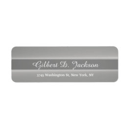 Unieke Grijs Klassiek Creatief Duidelijk Minimalis Etiket
