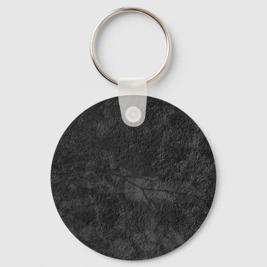 Unieke grijs rood monogram naam initiaal kalligraf sleutelhanger (Achterkant)