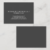Unieke Grijze procureur bij het Visitekaartje Law  (Voorkant / Achterkant)