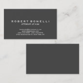 Unieke Grijze procureur bij wet Standaard Visiteka Visitekaartje (Voorkant / Achterkant)