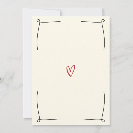 Unieke grillige motorfiets hand getrokken bruiloft save the date (Achterkant)