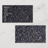 Unieke grind visitekaartje (Voorkant / Achterkant)