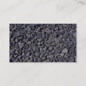 Unieke grind visitekaartje (Achterkant)