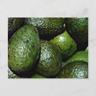 Unieke groene avocado briefkaart
