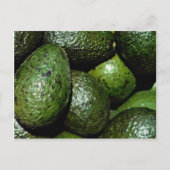 Unieke groene avocado briefkaart (Voorkant)
