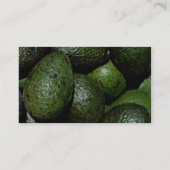 Unieke groene avocado visitekaartje (Achterkant)