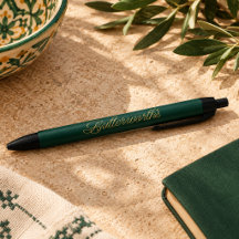 Unieke groene & gouden typografie Zakelijke naam