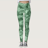Unieke Groene Grunge Camo Grafische leggings Vrouw (Voorkant)