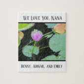 Unieke grootouder van ons houden van Nana Water Li Legpuzzel (Verticaal)