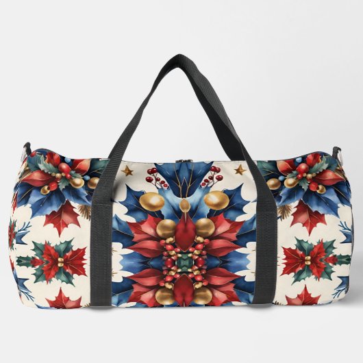 Unieke Grote Kerst Duffel Tas (Voorkant)