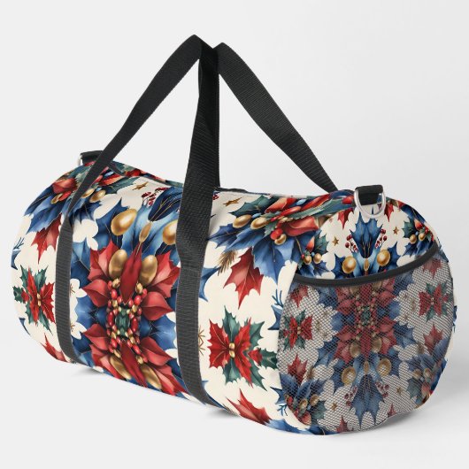 Unieke Grote Kerst Duffel Tas (Rechterhoek)