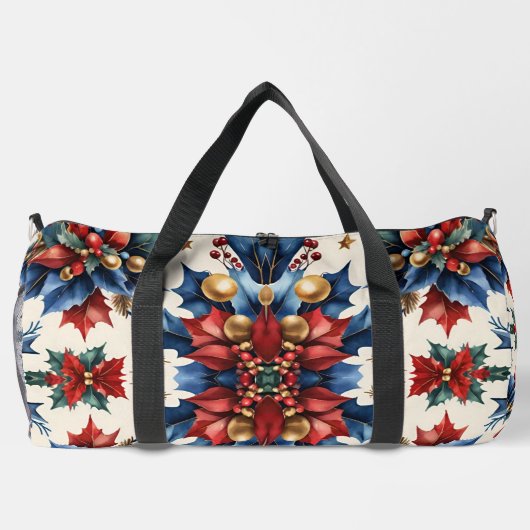 Unieke Grote Kerst Duffel Tas (Achterkant)
