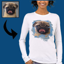 Unieke Grunge Blue Grey Pug Puppy Hondenliefhebber