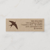 Unieke Hair Stylist Visitekaartjes (Achterkant)