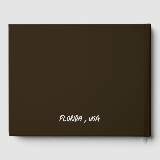 Unieke Halloween Gotische bruiloft Gastenboek (Achterkant)