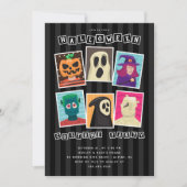 Unieke Halloween Kostuumfeest Kaart (Voorkant)