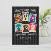 Unieke Halloween Kostuumfeest Kaart (Staand voorkant)