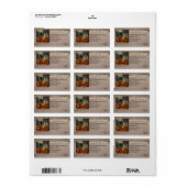 Unieke Halloween-thema artistieke aangepaste adres Etiket (Full Sheet)
