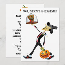 Unieke Halloween uitnodiging voor een bijeenkomst