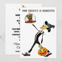 Unieke Halloween uitnodiging voor een bijeenkomst