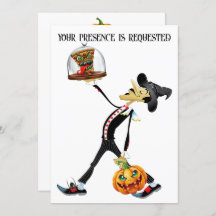 Unieke Halloween-uitnodiging voor het verzamelen