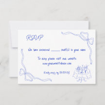 Unieke hand getekend eigentijdse retro Franse boog