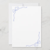 Unieke hand getekend eigentijdse retro Franse boog Kaart (Achterkant)