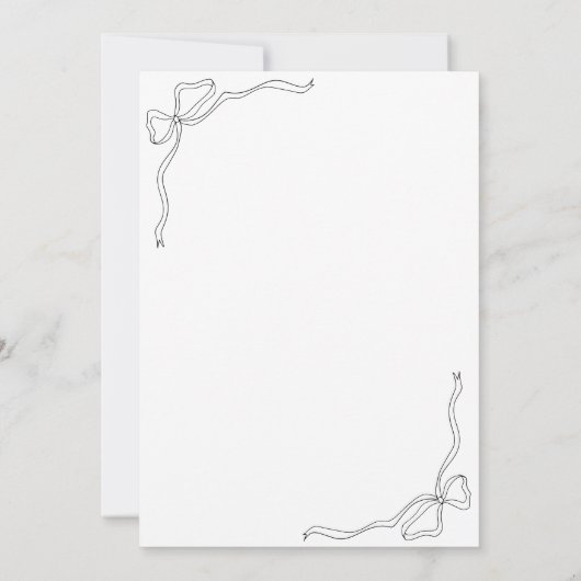 Unieke hand getekend hedendaags retro frans plezie kaart (Achterkant)