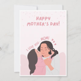 Unieke Handgemaakte Moederdag Kaart