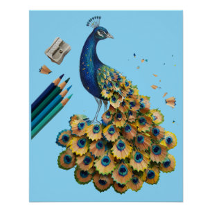 Unieke Handgemaakte Stijl Lijn Kunst Perfect Poster