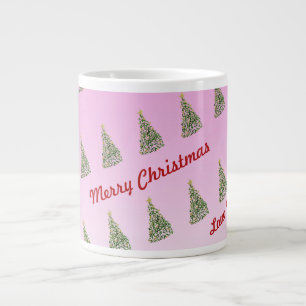 Unieke handgeschilderde kerstboom Specialty Mok