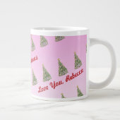 Unieke handgeschilderde kerstboom Specialty Mok (Rechts)