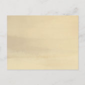 Unieke handgeschilderde Waterverf turquoise kerst Briefkaart (Achterkant)