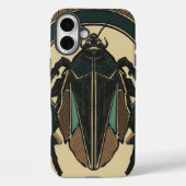 Unieke handgetekende kakkerlak bold deco bruin tur Case-Mate iPhone case (Achterkant)