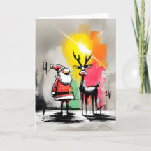 Unieke handgetekende kerstkaarten