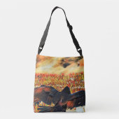 Unieke handtas met ruitenvangers (Achterkant)